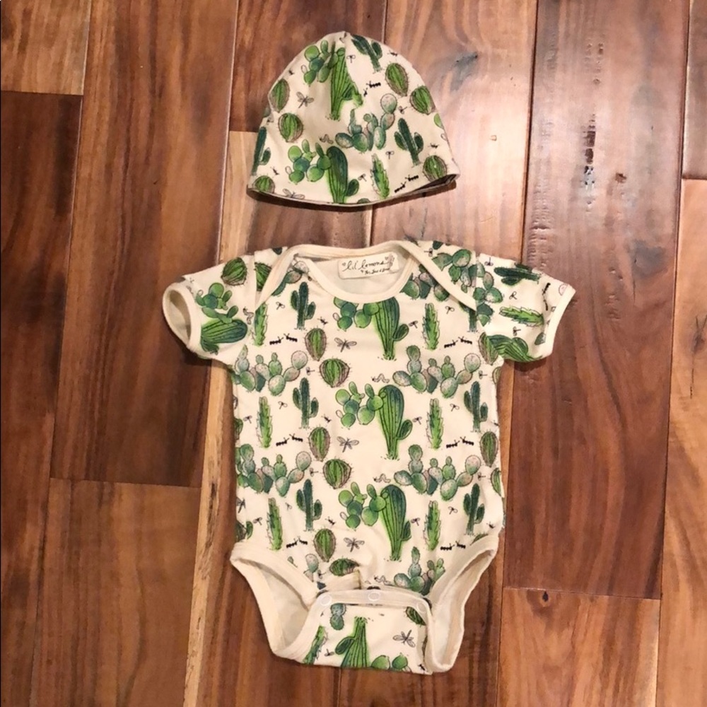 🚫SOLD🚫Lil lemon onesie and cap set